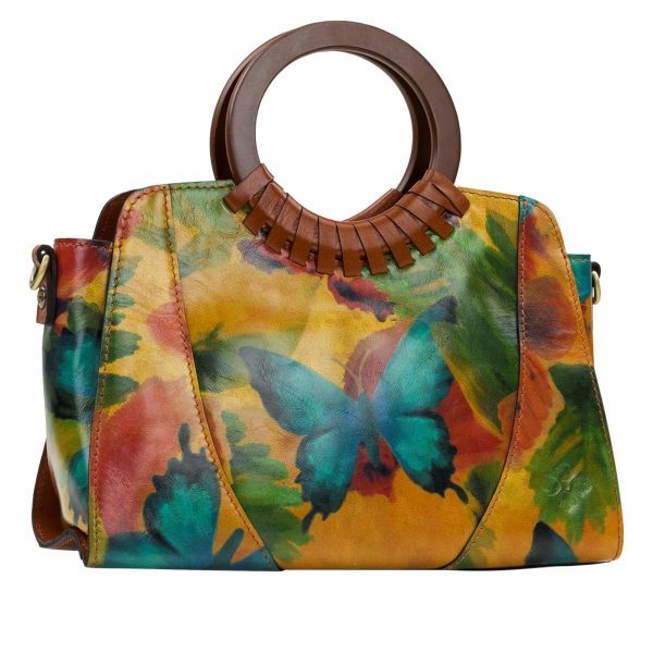 Patricia Nash Lyon Satchel Crossbody