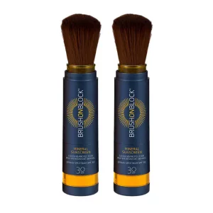 Brush On Block SPF 30 Mineral Powder Sunscreen, 0.12 oz Duo
