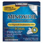 Kirkland Signature Hair Regrowth Treatment Minoxidil Foam for Men, 2.11 oz, 6-count