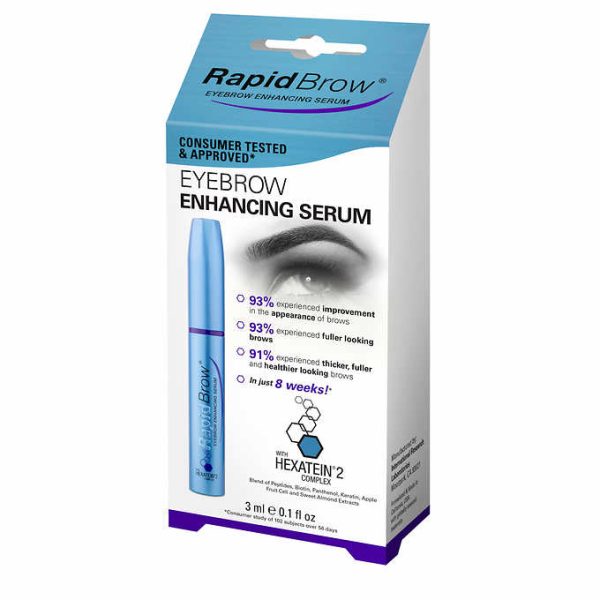 RapidBrow Eyebrow Enhancing Serum 0.1 fl oz, 2-pack