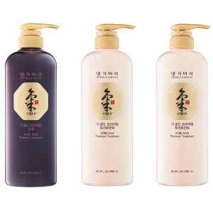 Daeng Gi Meo Ri Ki Gold Premium Shampoo and Treatment Set, 3-pack
