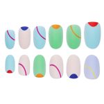 CliqOnU 3-pack Classy Trio Press On Nail Set