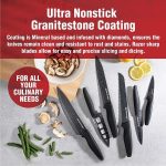 4.1 ( 7 )READ REVIEWS Granitestone Nutriblade Professional Chef Kitchen Knife Set - 6 Piece
