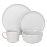 10 Strawberry Street Double Line 16-Piece Dinnerware Set