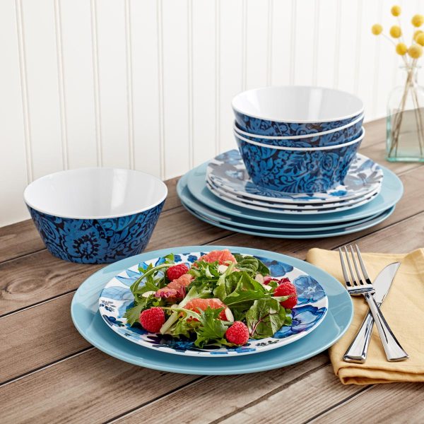Dolly Parton 12pc Angel Melamine Dinnerware Set