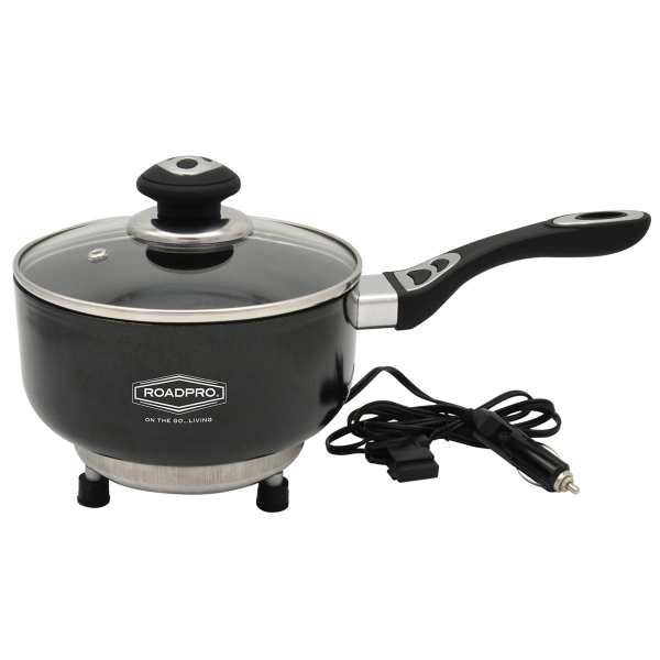 RoadPro 12-Volt Portable Saucepan with Non-Stick Surface