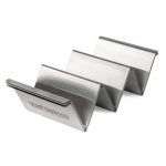 Taco Tuesday Stainless Steel 4-Piece Taco Holder Set 125-1562