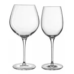 Luigi Bormioli 8-piece Symphony Balloon and White Wine Glass Set