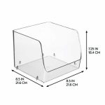 iDESIGN Stacking Open Front Pantry Bins, 8-piece Set