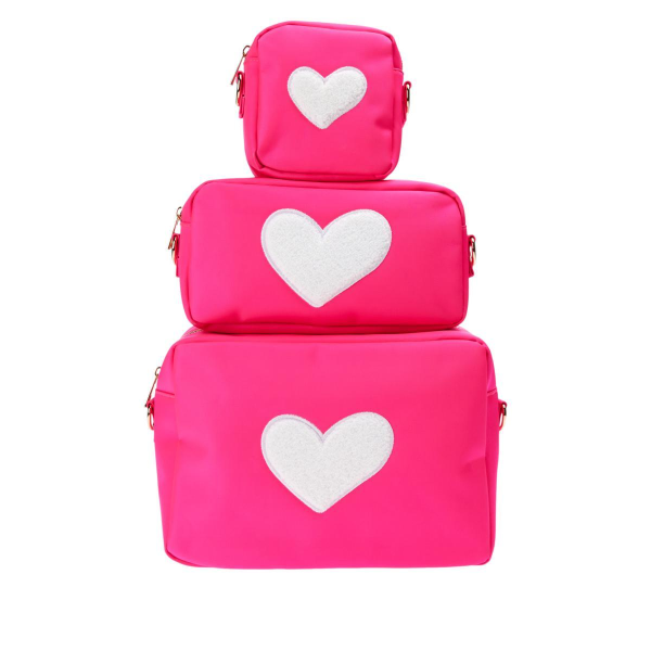 Bloc Bags Trio Set with Decorative Applique Design