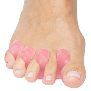 ZenToes Gel Toe Separators for Home Pedicure - 2 Sets of 2 127-3301