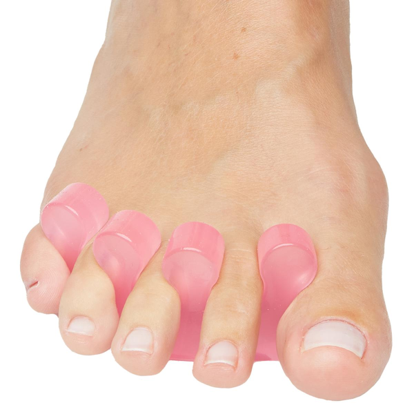 ZenToes Gel Toe Separators for Home Pedicure - 2 Sets of 2 127-3301