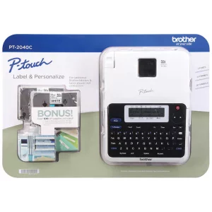 Brother P-Touch PT-2040C Label Maker with Supplies