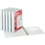 TOPS Non-stick 1/2" View Binder, 6-count