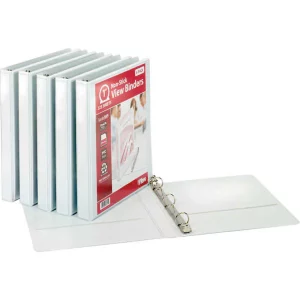 TOPS Non-stick 1/2" View Binder, 6-count