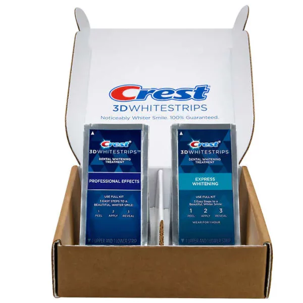 Crest 3D Whitestrips Professional Effects + Bonus 1 Hour Express Whitestrips
