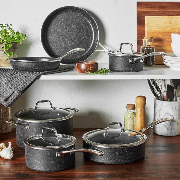 J.A. Henckels International Capri Granitium 10-piece Non-stick Cookware Set