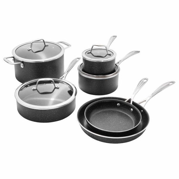J.A. Henckels International Capri Granitium 10-piece Non-stick Cookware Set