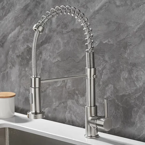 Removable Black Gourmet Kitchen Faucets Kitchen Removable For Kitchen Sink Mixer Tap For Sink 360 Degree Rotation