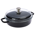 Lidia's Kitchen 3-Quart Lightweight Cast Iron Sauté Pan