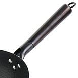 Gibson Home Hammered 13" Heavy Gauge Carbon Steel Wok in Black