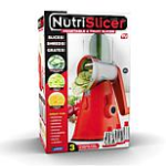Nutrislicer 3-in-1 Rotating Mandoline & Countertop Food Slicer/Grater