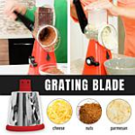 Nutrislicer 3-in-1 Rotating Mandoline & Countertop Food Slicer/Grater