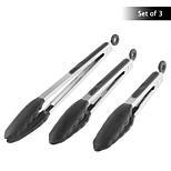 Classic Cuisine 3-piece Stainless Steel Kitchen Tongs
