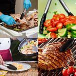 Classic Cuisine 3-piece Stainless Steel Kitchen Tongs