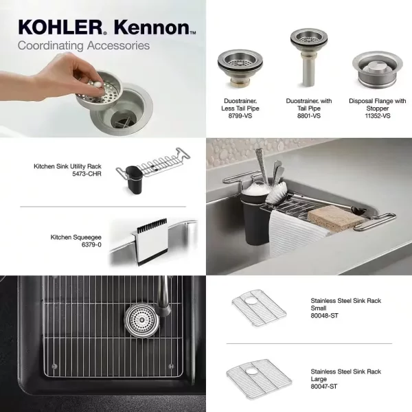 Kennon 33 in. Drop-in 60/40 Double Bowl Neoroc Granite Composite 1-Hole Kitchen Sink in Matte Black