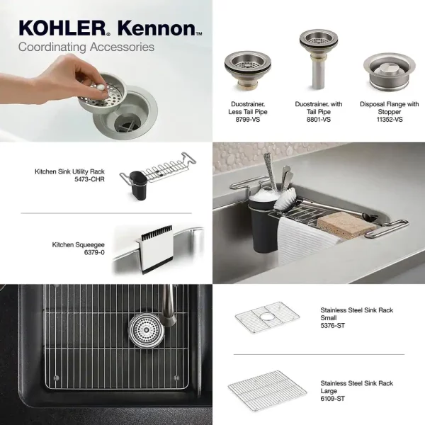 Kennon 33 in. Drop-in/Undermount 1-Hole Single Bowl Neoroc Granite Composite Kitchen Sink in Matte Black