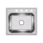 Pergola 25 in. Drop in Single Bowl Drop in 20 Gauge Stainless Steel Kitchen Sink