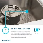 Pergola 25 in. Drop in Single Bowl Drop in 20 Gauge Stainless Steel Kitchen Sink