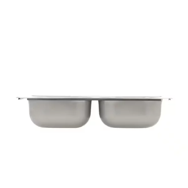 33 in. Drop in Double Bowl 22 Gauge Stainless Steel Kitchen Sink with 4-Holes