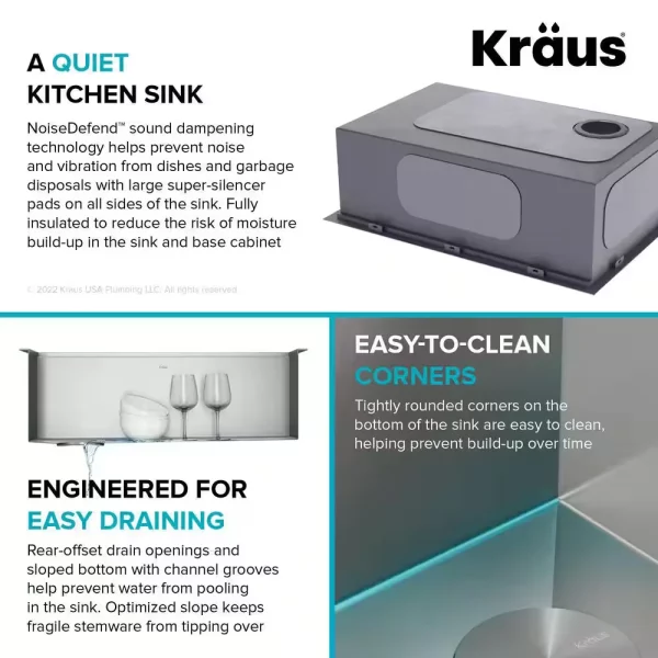 Loften 28 in. Drop-in/Undermount Single Bowl Stainless Steel Kitchen Workstation Sink with Accessories