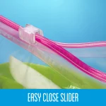 Ziploc Brand Slider Storage Quart Bags with Power Shield Technology, 20 Count
