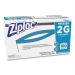Ziploc Pinch and Seal Freezer Bags, 2 Gallon, 100 Count