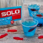 Solo Disposable Plastic Cups, Clear, 9oz, 50 Count