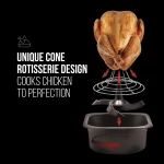 Chefman Auto-Stir Air Fryer Convection Oven, Large 12-Quart, Rotisserie, Bake, Touch Control