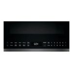 Frigidaire FGBM19WNVD 30 Gallery Series Black Stainless Steel Over-the-Range Microwave with 1.9 cu. ft. Capacity 300 CFM Sensor Cooking and LED Interior Lighting