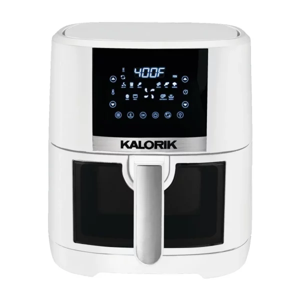 Kalorik® 5 Quart Air Fryer with Ceramic Coating and Window, New, 13.5 in