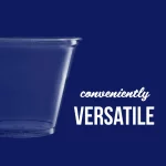 Solo Disposable Plastic Cups, Clear, 9oz, 50 Count