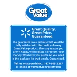 Great Value Freezer Guard Slider Zipper Bags, Quart Freezer, 75 Count