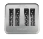 Farberware Touchscreen 4-Slice Toaster, Stainless Steel and Black, New