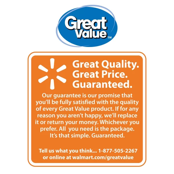 Great Value Everyday Disposable Plastic Forks, Clear, 100 Count