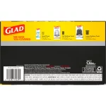 Glad ForceFlex 30 Gallon Large Trash Bags, Unscented, 40 Bags