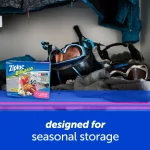 Ziploc® Big Bags, Large, Secure Double Zipper, 5 ct, Expandable Bottom, Heavy-Duty Plastic, Built-In Handles, Flexible Shape to Fit Where Storage Boxes Can't