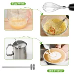 VAVSEA Immersion Hand Blender, 12-Speed Multi-Function Handheld Stick Blender with Stainless Steel Blades, Chopper, Beaker, 600ml, Whisk and Milk Frother for Baby Food/Smoothies/Puree, BPA Free