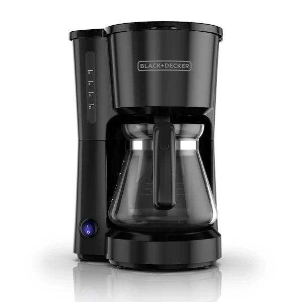 BLACK+DECKER 5-Cup* Coffee Maker, Compact Design, Black, CM0700B