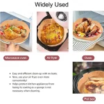 100PCS Air fryer Dispasable Paper Liner Square 7.9inch Non-Stick Parchment Airfryer Liners Oil-Proof Unbleached Baking Paper Basket Tray Rectangular Steamer Cooking Roasting Microwave